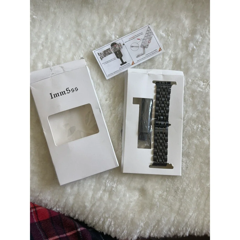 ImmSss Wristband for Apple Watch Series Iwatch Replacement Strap + Adjust Tool
